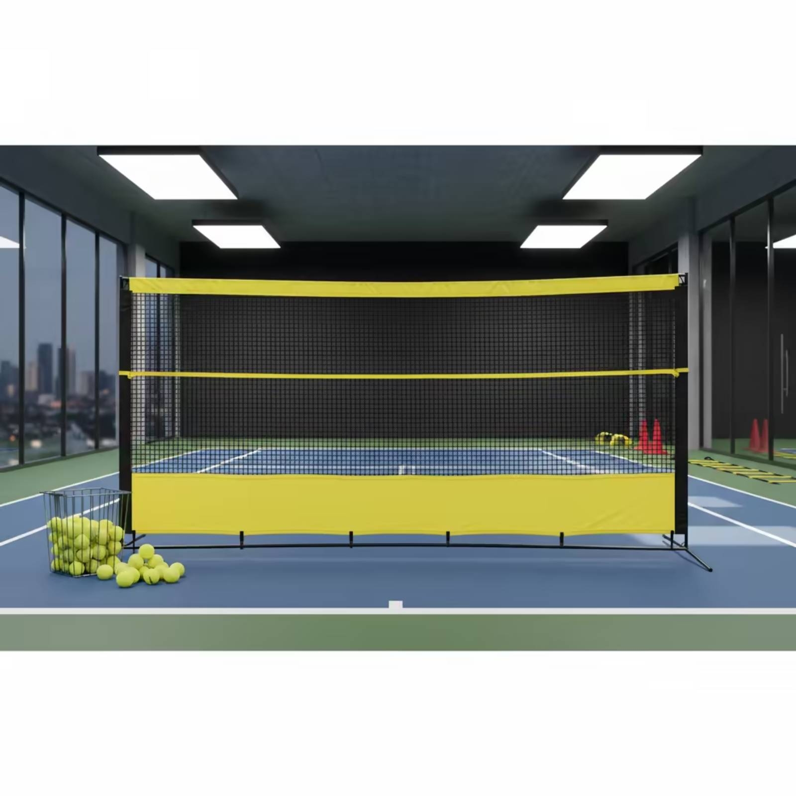 Sports Equipment For Tennis - Tennis rebound net met tas, solo