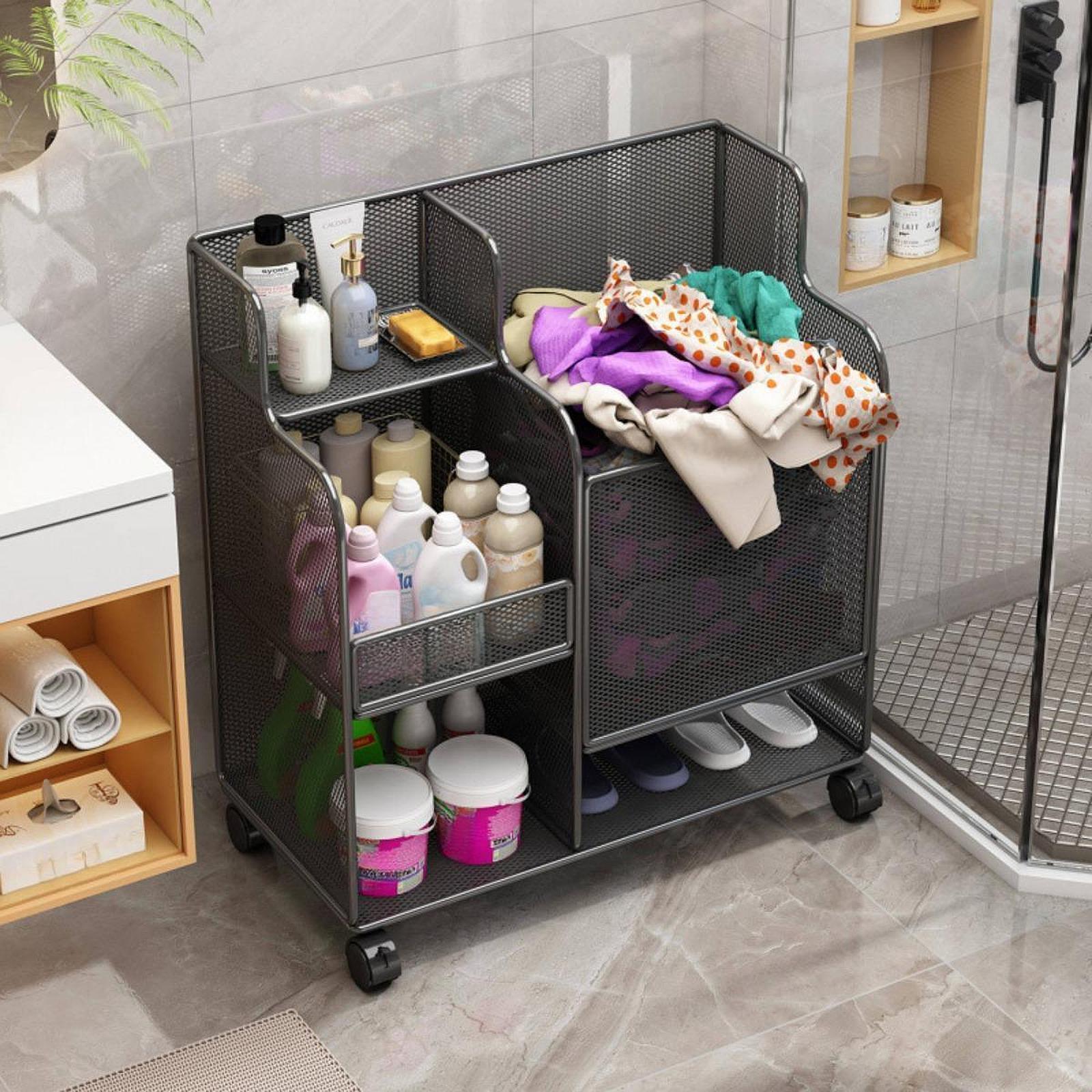 Sports Equipment Organizer - Sportuitrusting opbergrek op wielen, grote capaciteit,