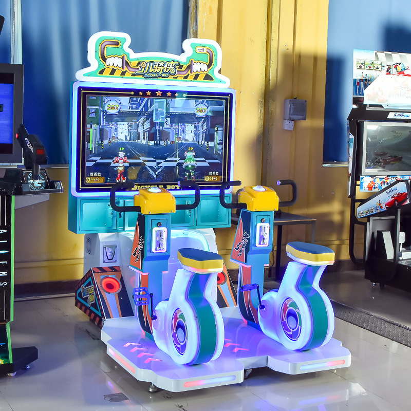 Sports Equipment Video - Muntautomaat fietssimulatie spelmachine Dubbel rijden Videogame