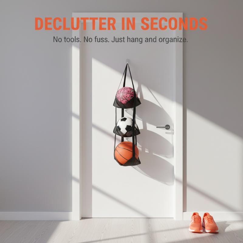 Aan de muur gemonteerde basket - Sports Equipment Organizer recensie en prijs